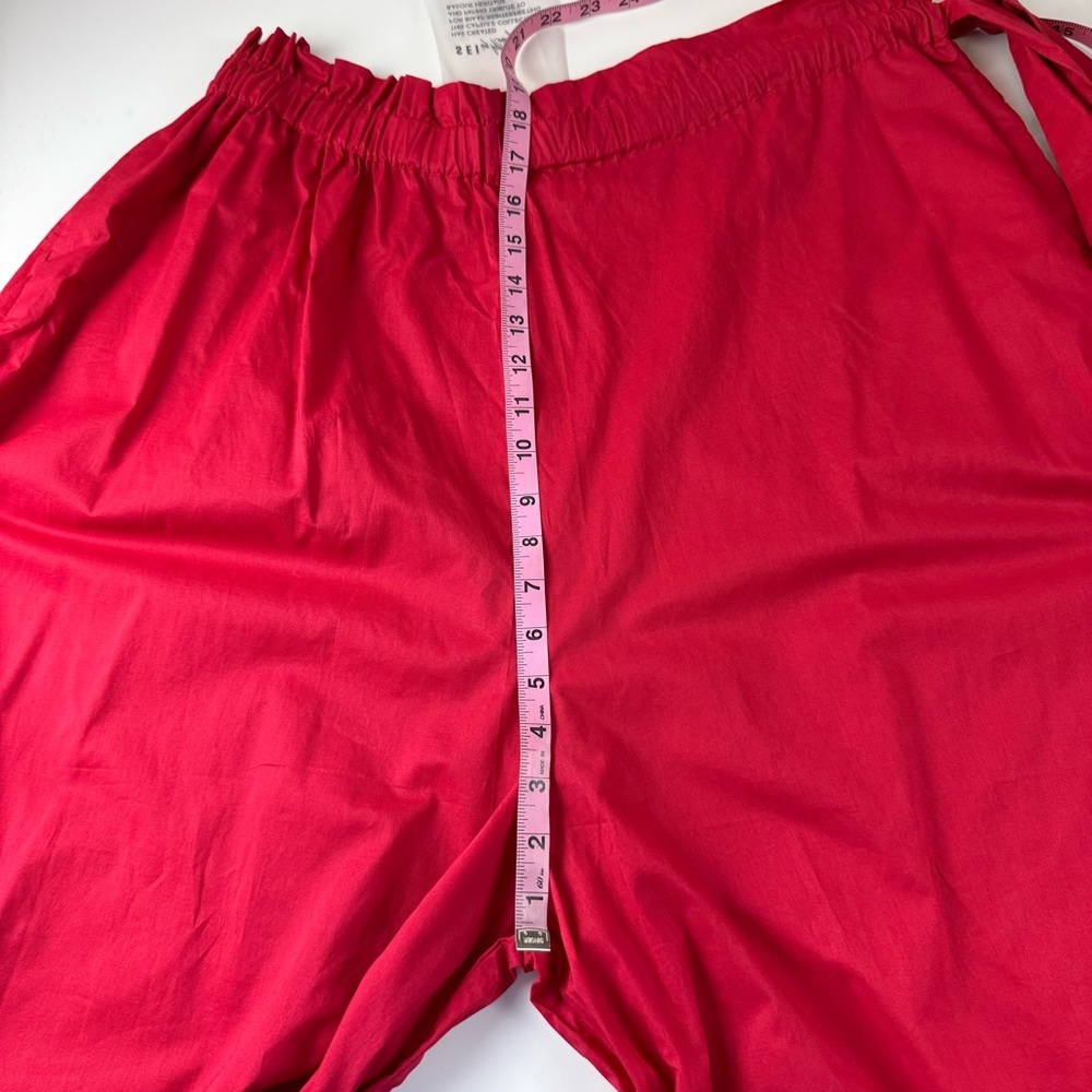 Sei Bi-Aaf Skirt Trousers Capri Womens L Xl Large Red Wide Leg Made In Spain Nwt — image 8 of 8